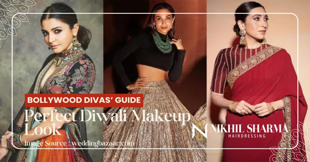 Diwali makeup look at Nikhil Sharma Hairdressing