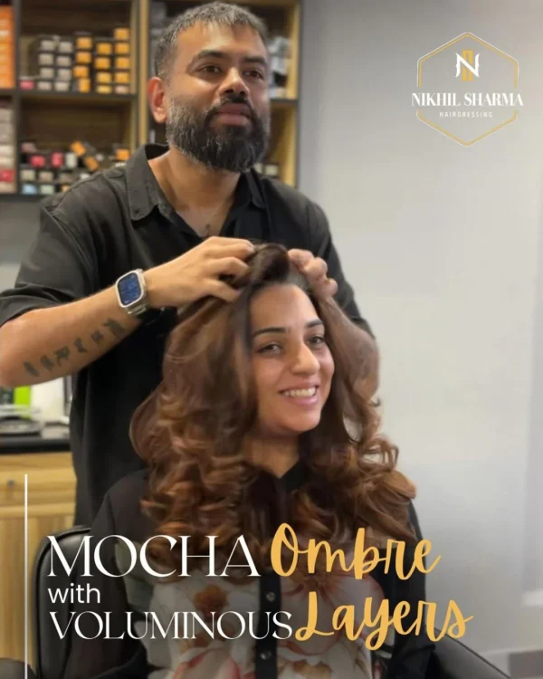 Mocha Ombre - Nikhil sharma Hairdressing, Lodhi Colony, Khan Market, South Ex, Defence Colony, Lutyens Delhi, Amrita Shergill Marg, Jor Bagh, and Lajpat Nagar