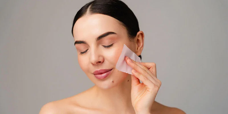 9. Blot Instead of Reapplying Powder