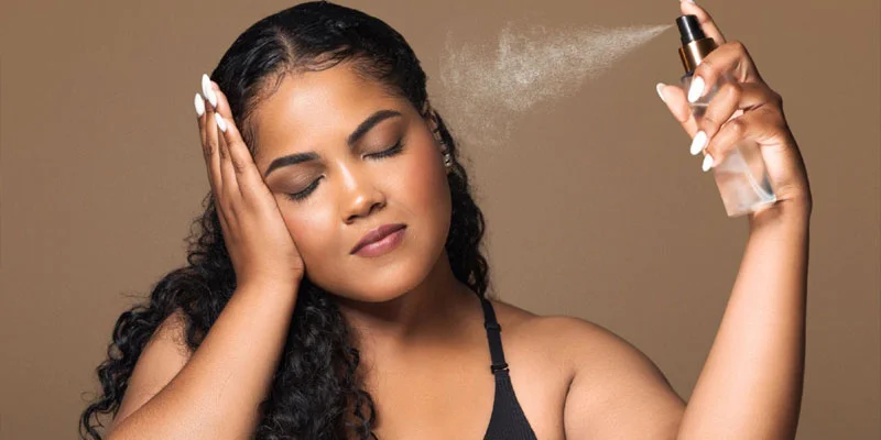 Step 8: Lock Makeup with Setting Spray
