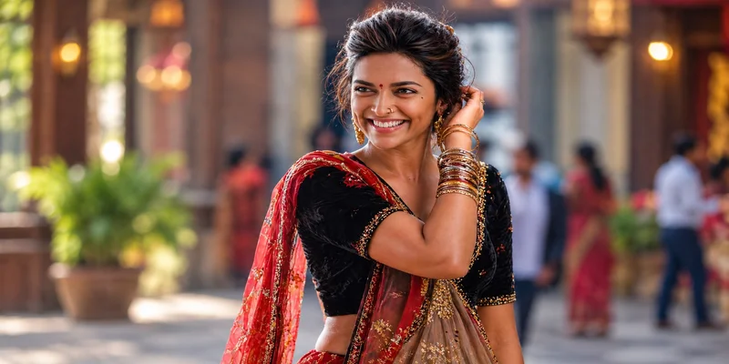 Navratri Makeup Tips for Eyes, Lips and Bindi