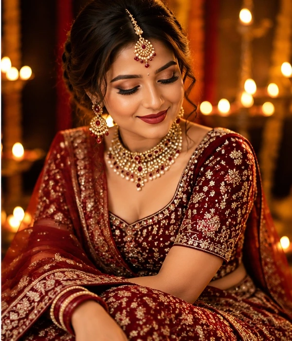 Makeup Ideas For a Lehenga