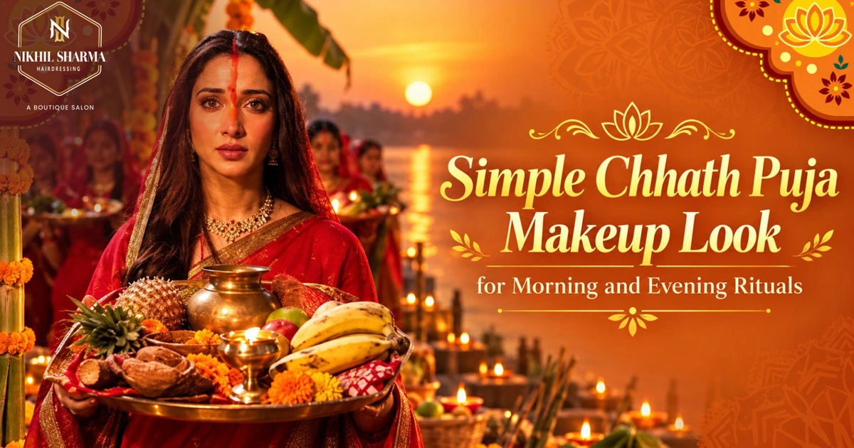 chhath puja makeup look