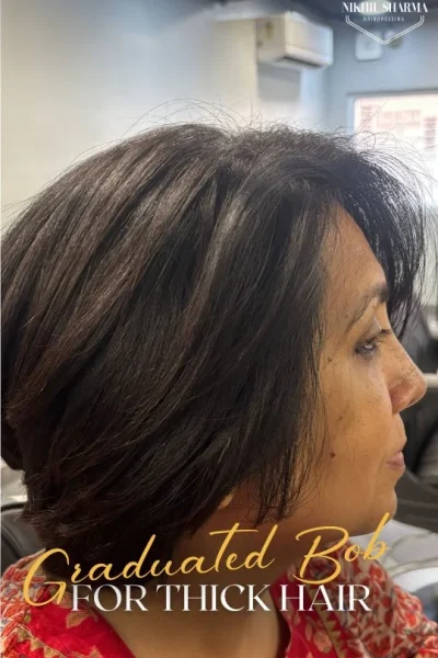 Graduated Bob for Thick Hair_Nikhil Sharma HairDressing_Defence Colony South Delhi_Arjun Marg Gurugram